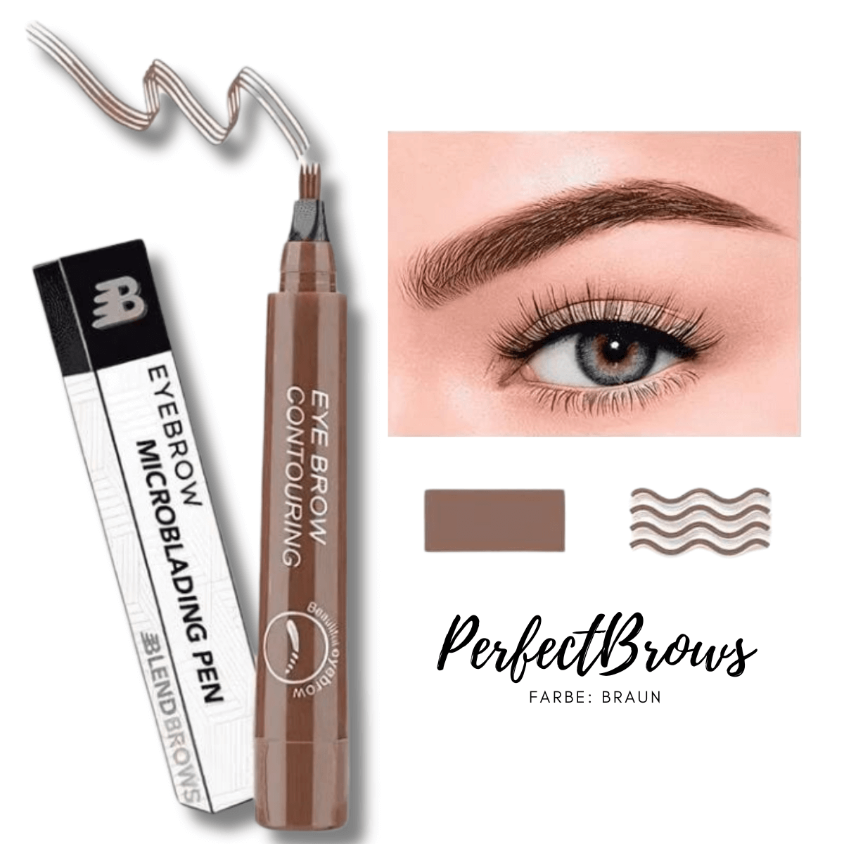 PerfectBrows - Pigmentierstift für Augenbrauen