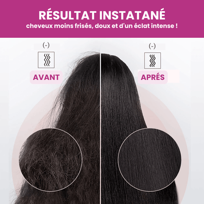 Brosse Lissante PRO 5 en 1 - Lisse, Sèche, Hydrate, Coiffe et Anti-Frizz