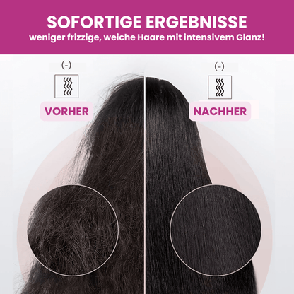 PRO 5-in-1 Glättungsbürste - Glättet, Trocknet, Hydriert, Frisiert und Anti-Frizz