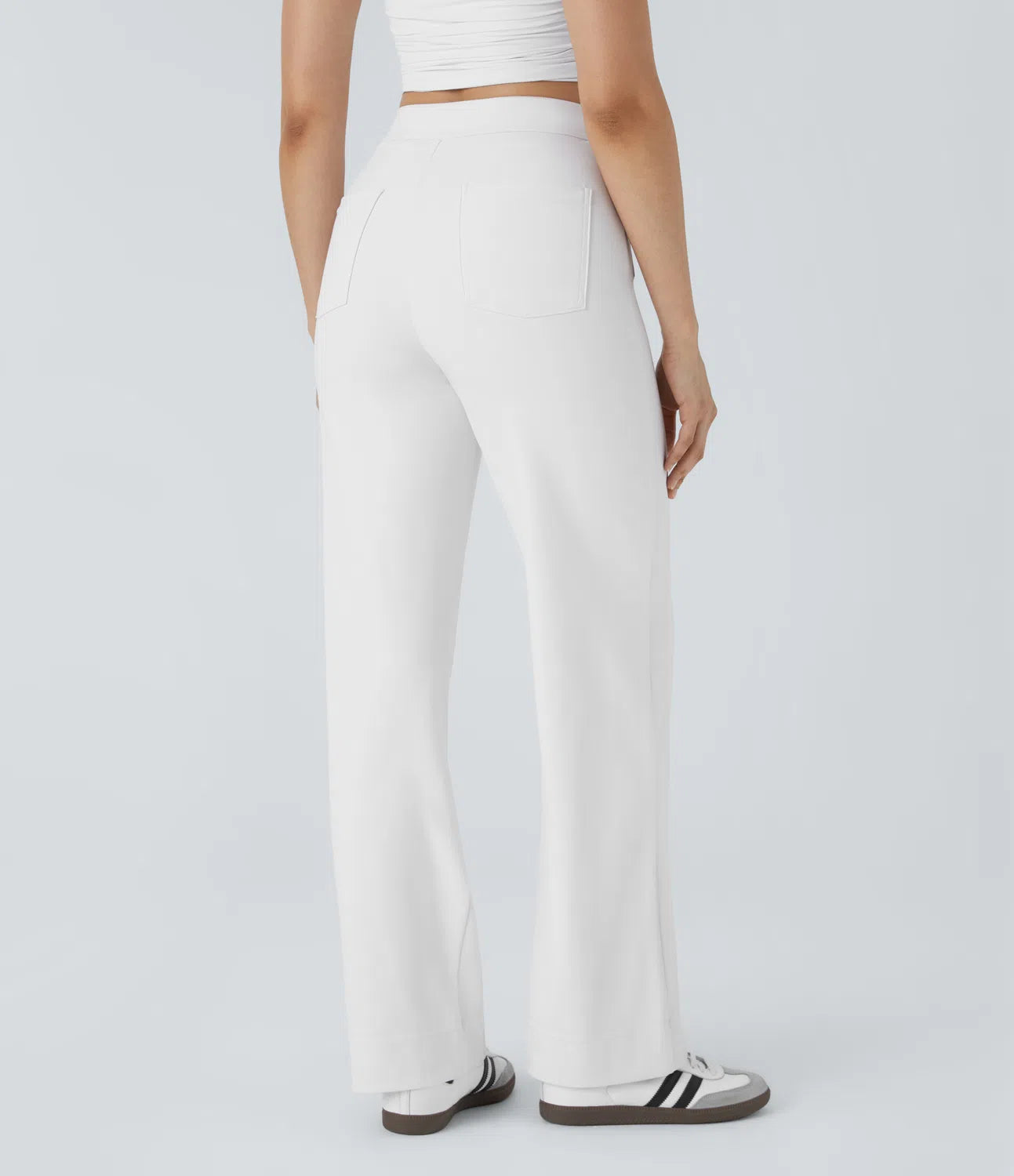 Chic High-Waisted und Elastische Hose