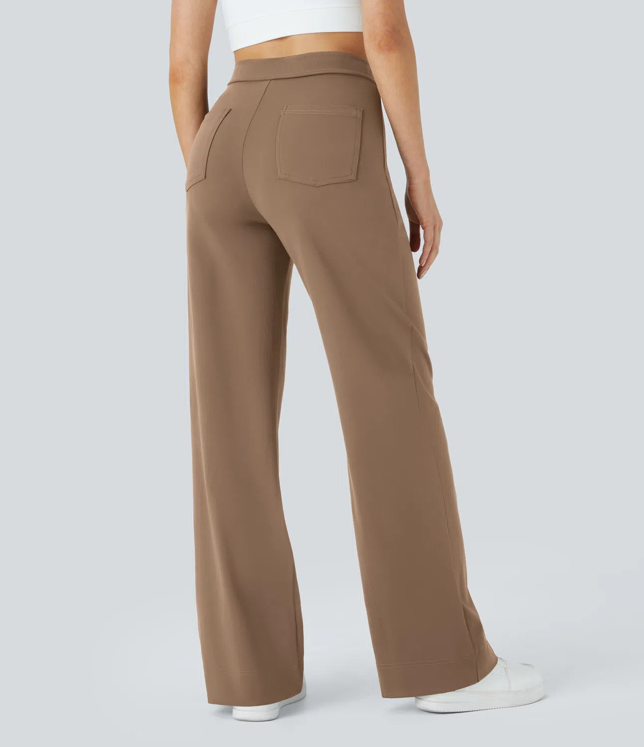 Chic High-Waisted und Elastische Hose