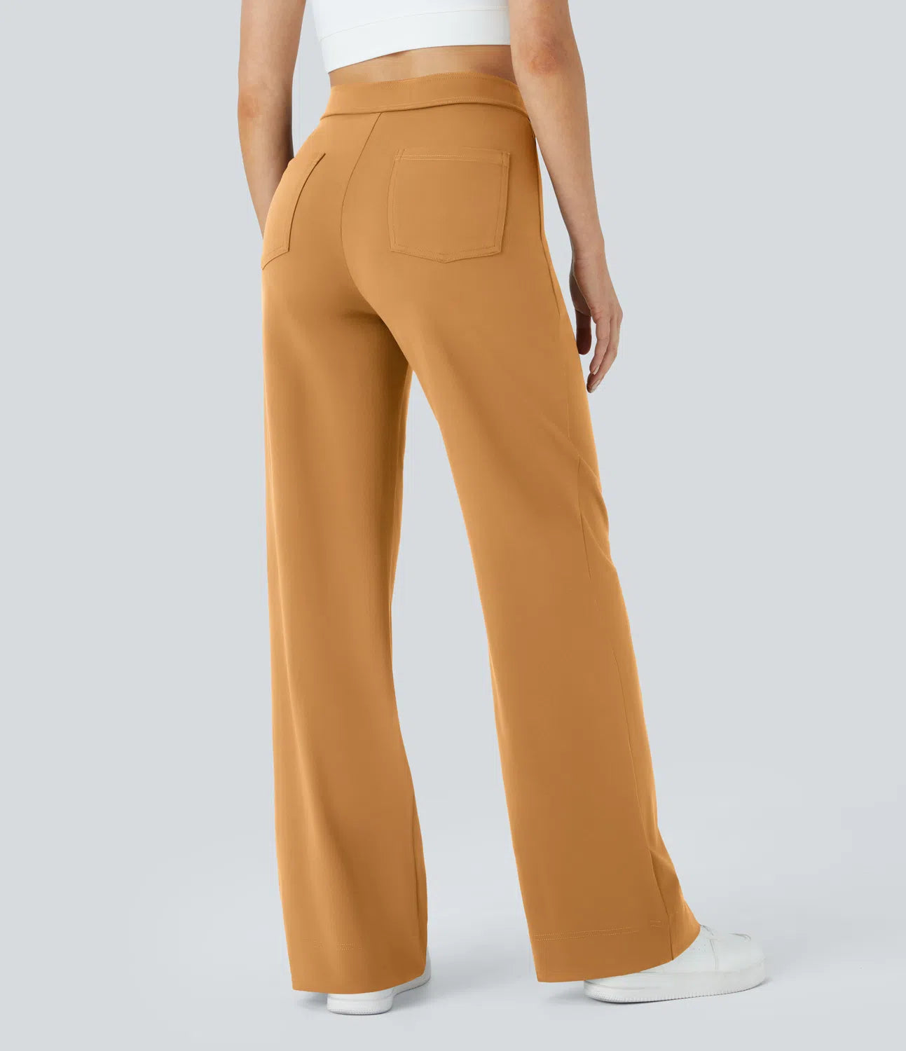 Chic High-Waisted und Elastische Hose