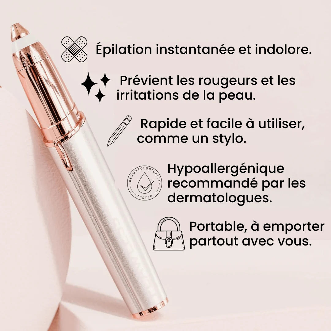 BelleÉpil Or-Touch - Stylo Dépilateur de Sourcils