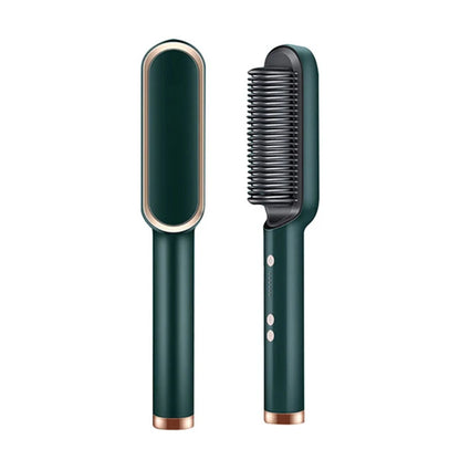 Brosse Lissante PRO 5 en 1 - Lisse, Sèche, Hydrate, Coiffe et Anti-Frizz