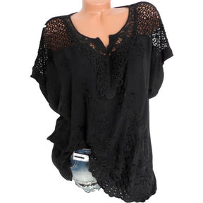 Blouse en Cachemire avec Détails en Dentelle Lantana