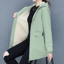 Agnes wollen gevoerde parka 