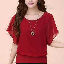 Blouse en Chiffon Nemélia