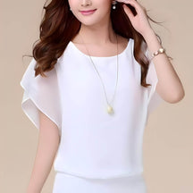Blouse en Chiffon Nemélia